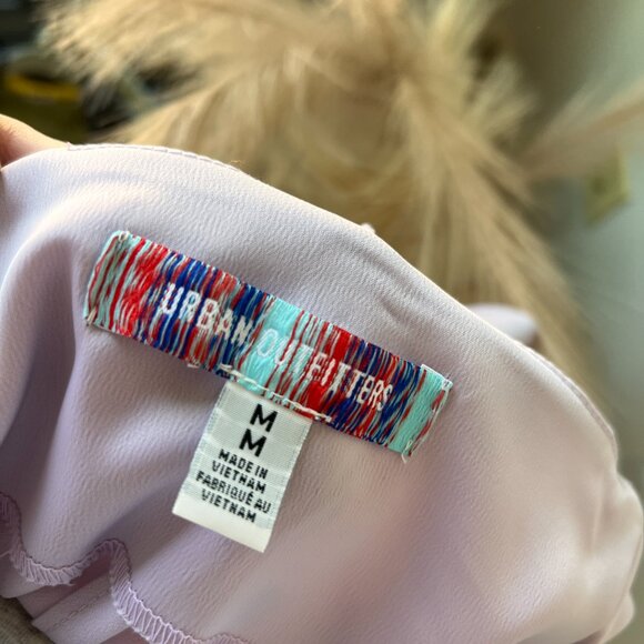 Urban Outfitters Lavender Satin Slip Dress, Spaghetti Strap, Size M, WORN ONCE - Picture 4 of 6